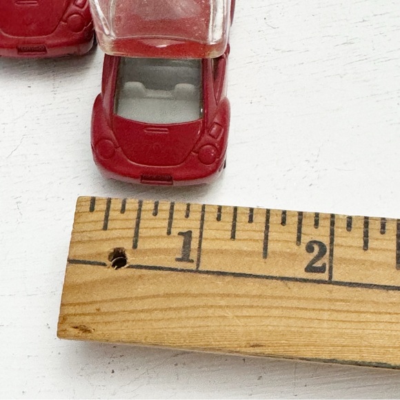 Siku Red VW Volkswagen Beetle Die Cast Car Salt & Pepper Shakers 1984 Vintage - Picture 11 of 12